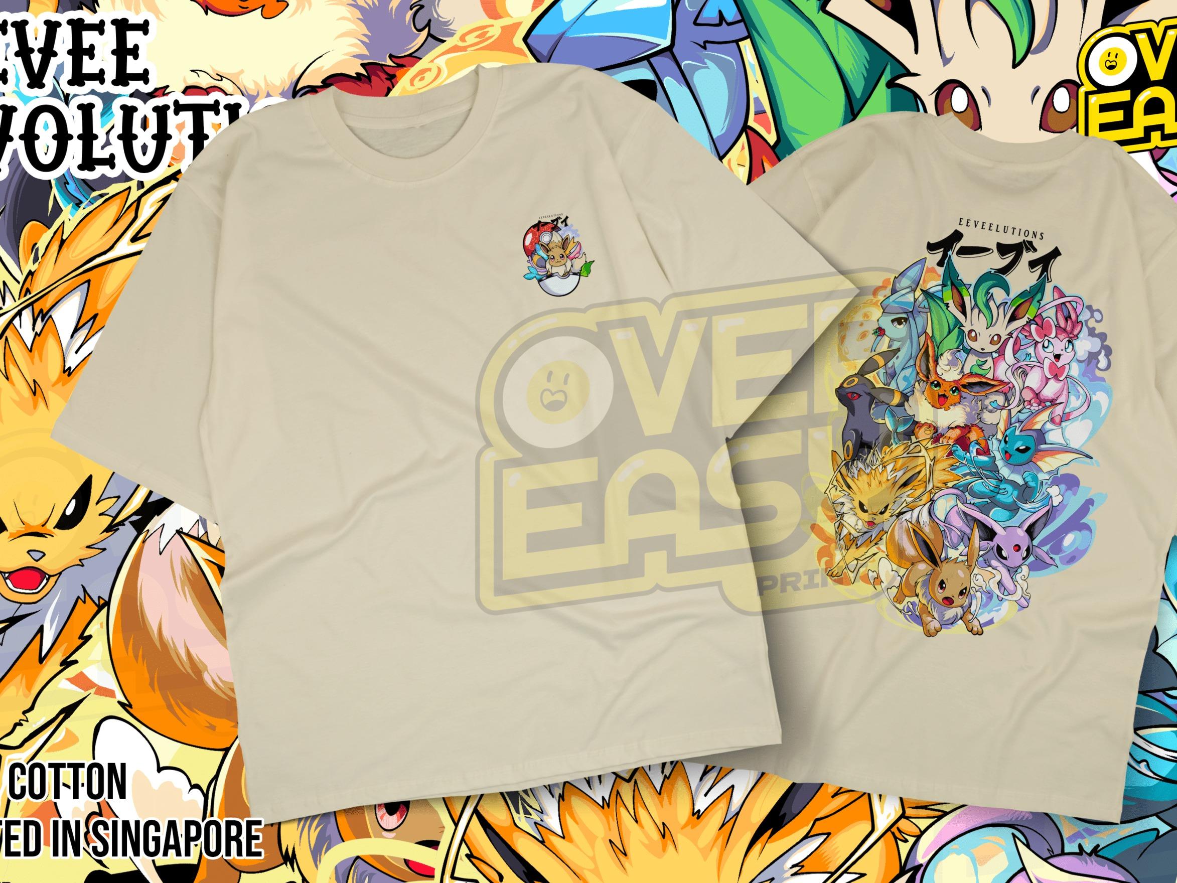 Eevee Evolutions Eeveelutions Pokemon T-Shirt