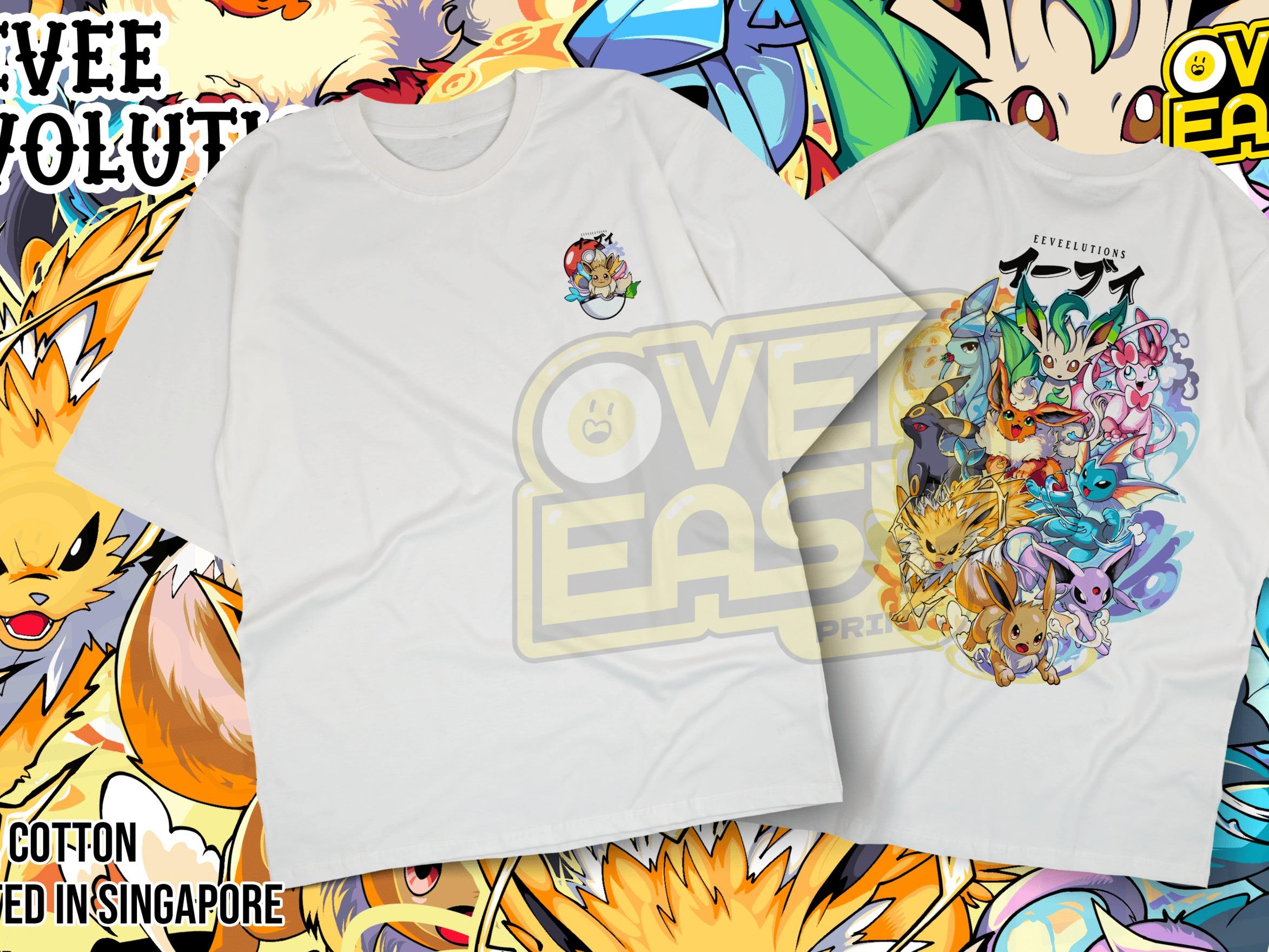 Eevee Evolutions Eeveelutions Pokemon T-Shirt