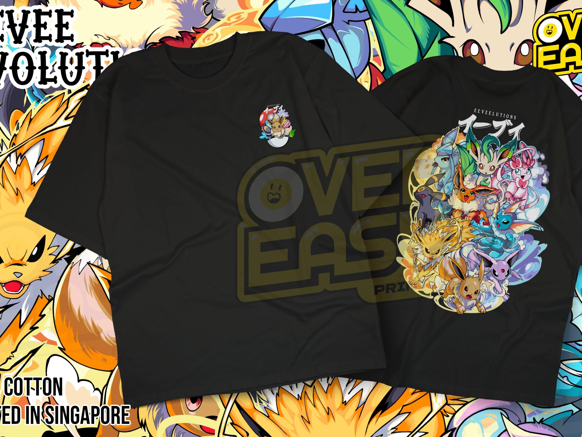 Eevee Evolutions Eeveelutions Pokemon T-Shirt