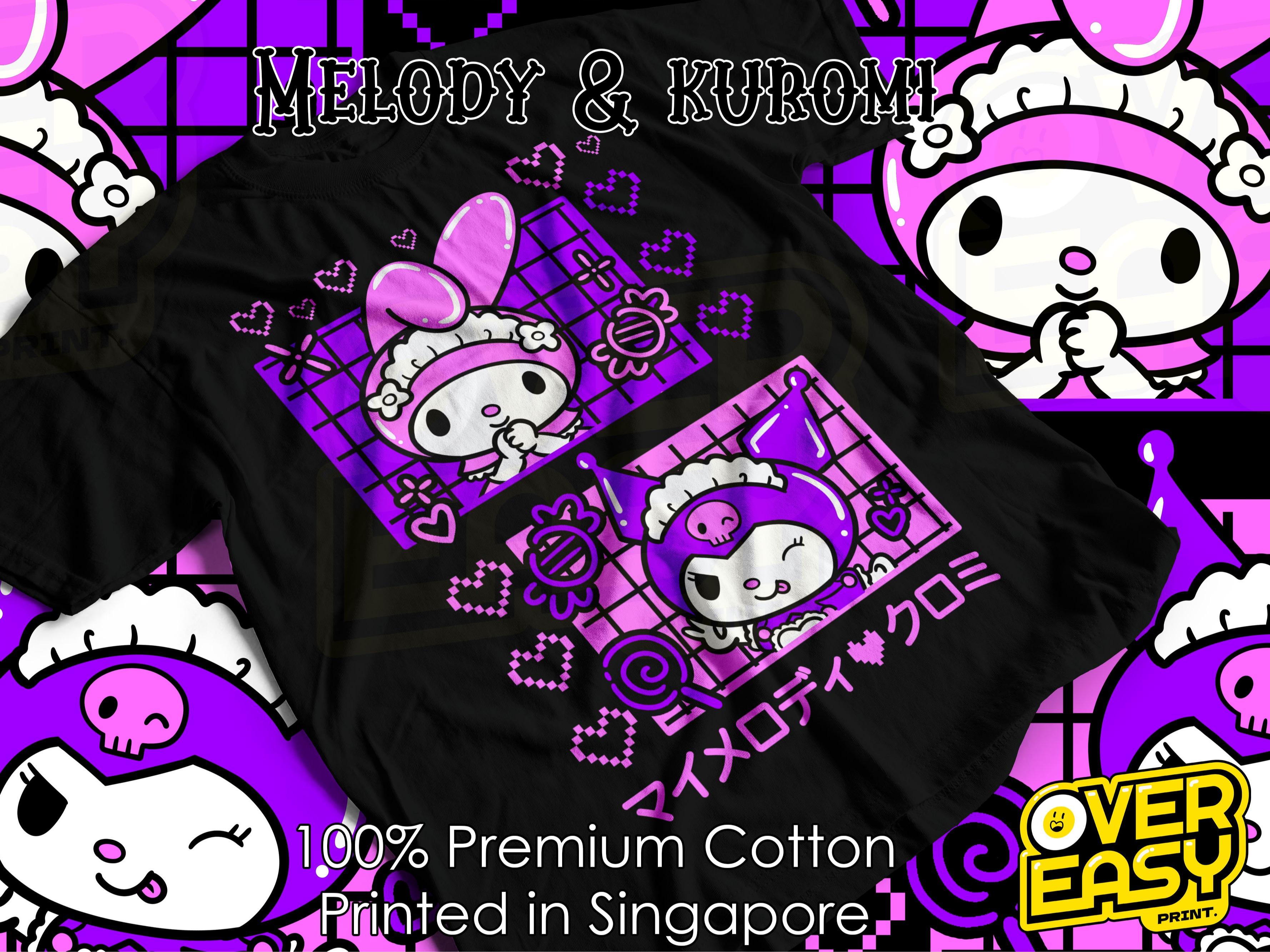 Melody & Kuromi FANART Anime T-Shirt