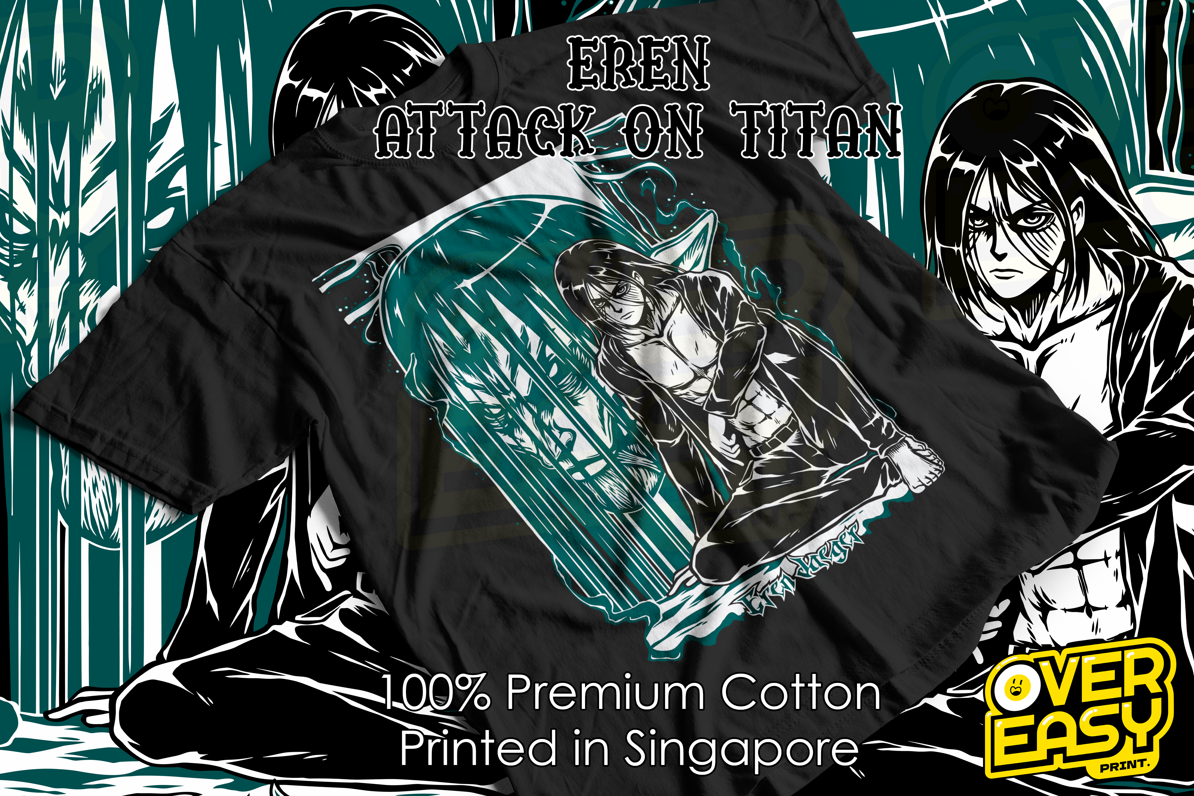 Eren Attack On Titan Fanart T-Shirt