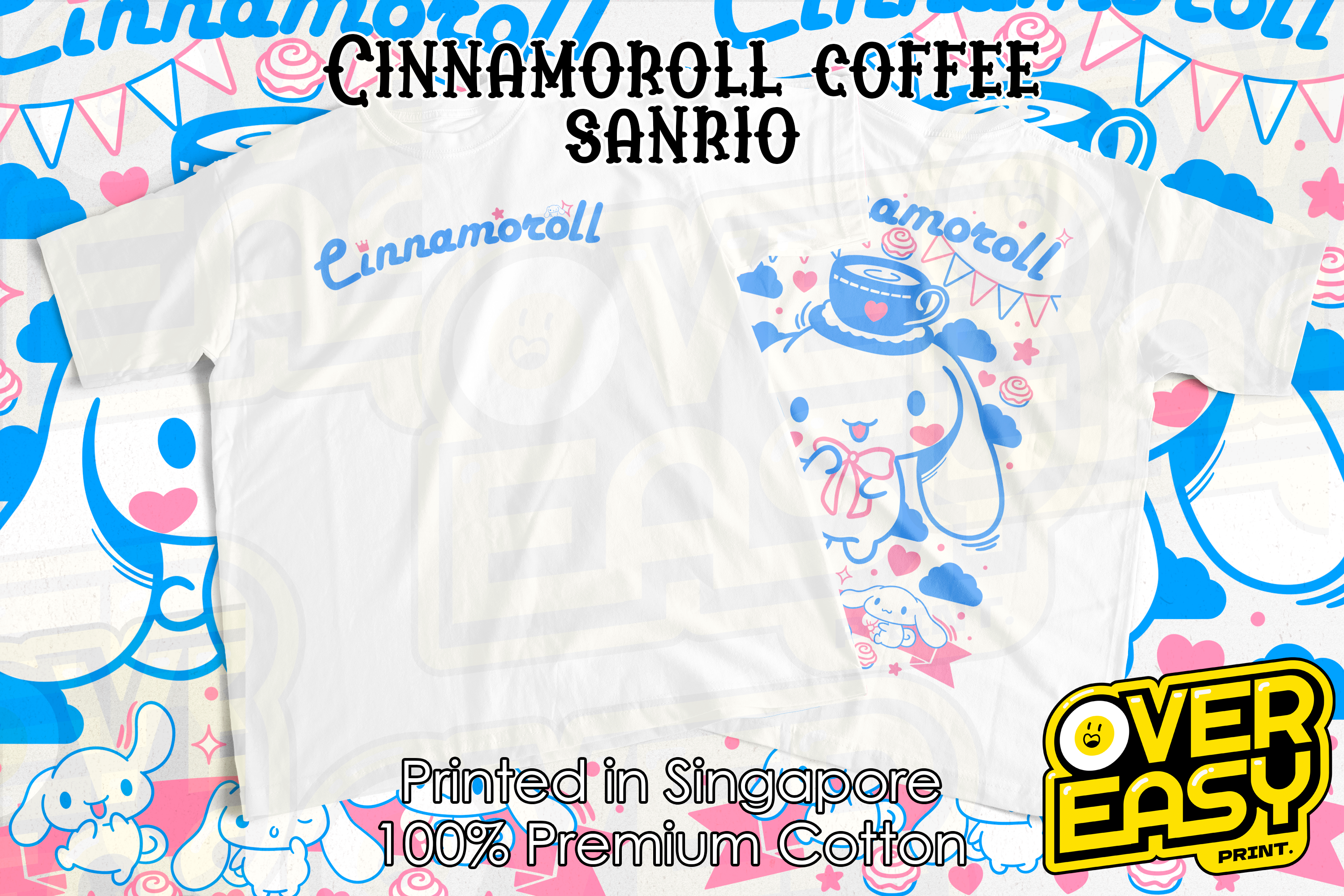 Cinnamoroll Coffee Fanart T-Shirt