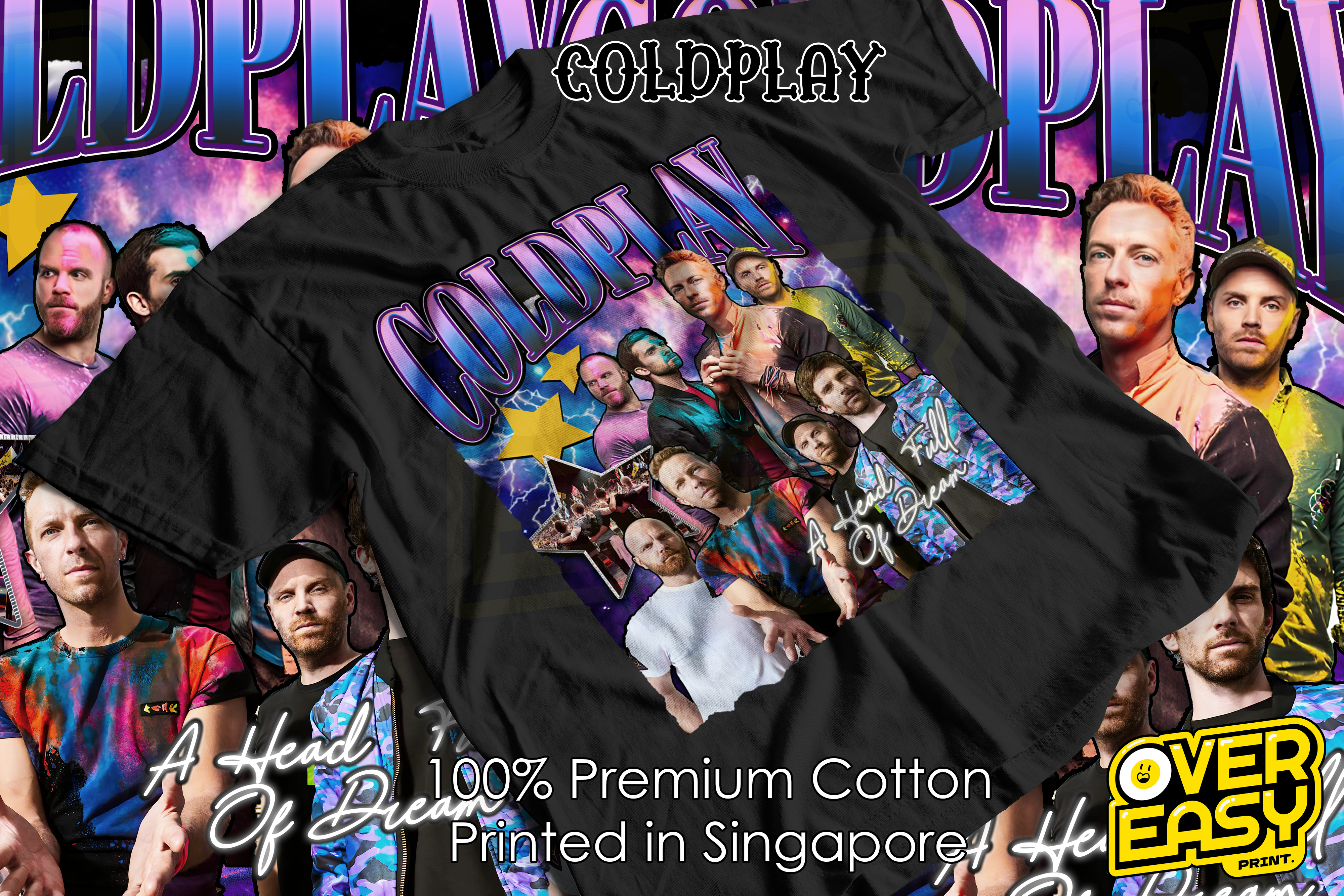 Coldplay Band Artist T-Shirt