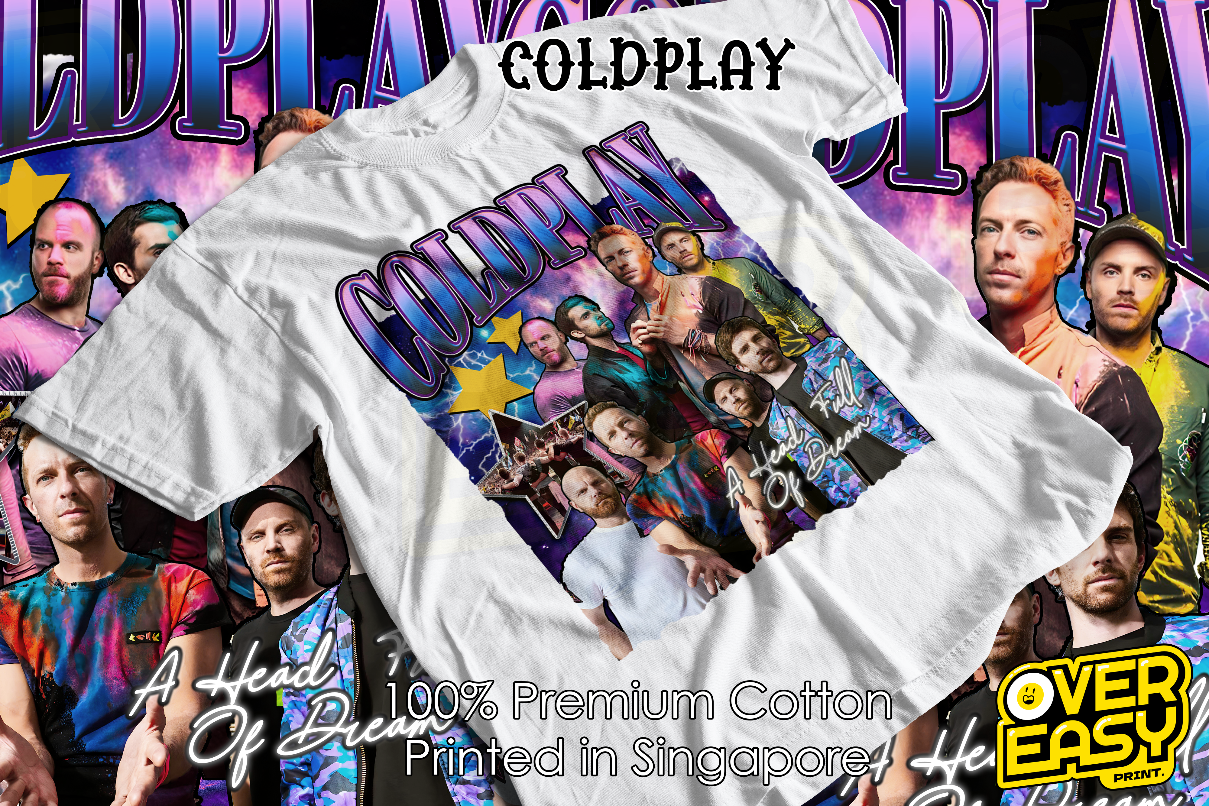 Coldplay Band Artist T-Shirt