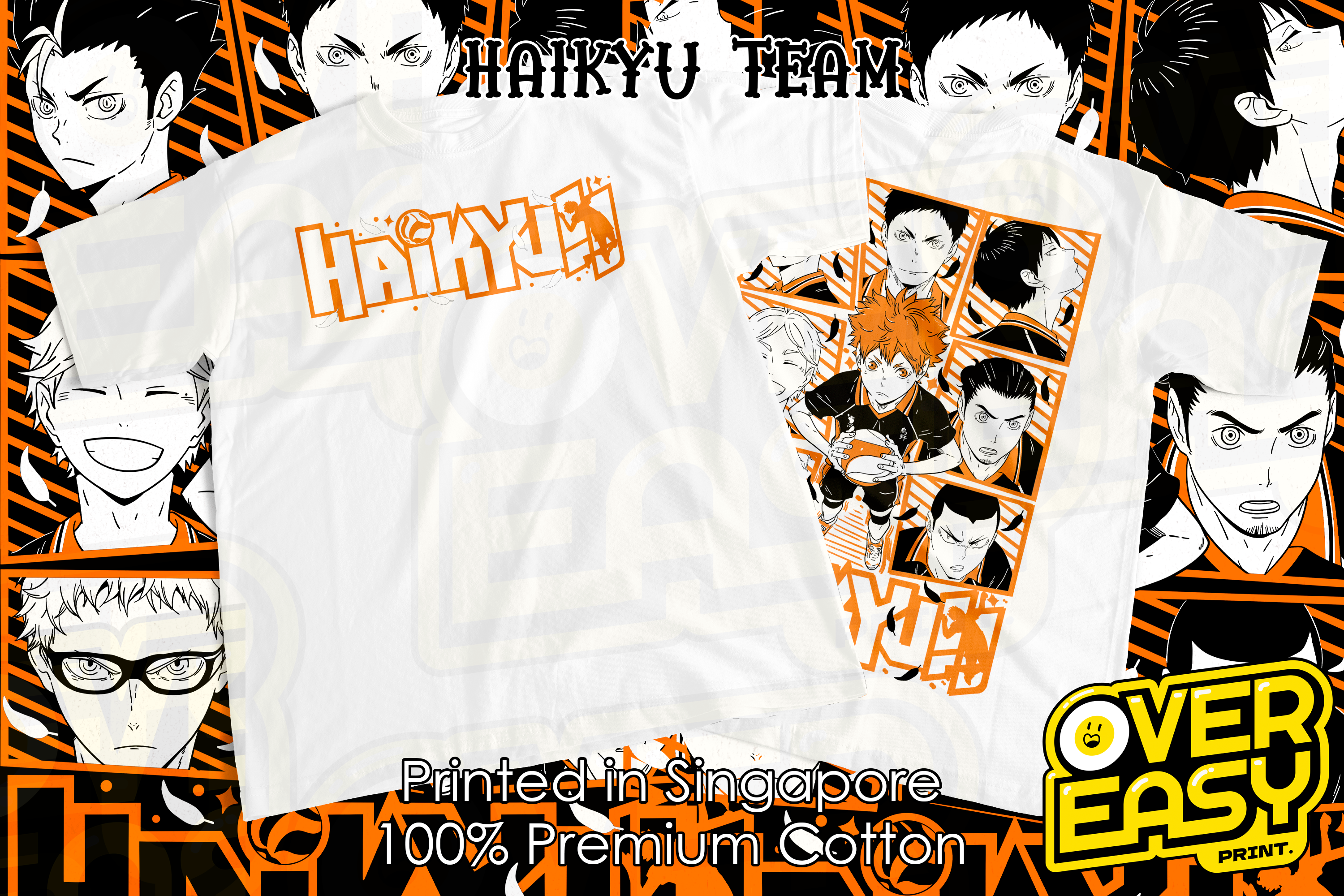 Haikyu Team Fanart Anime T-Shirt