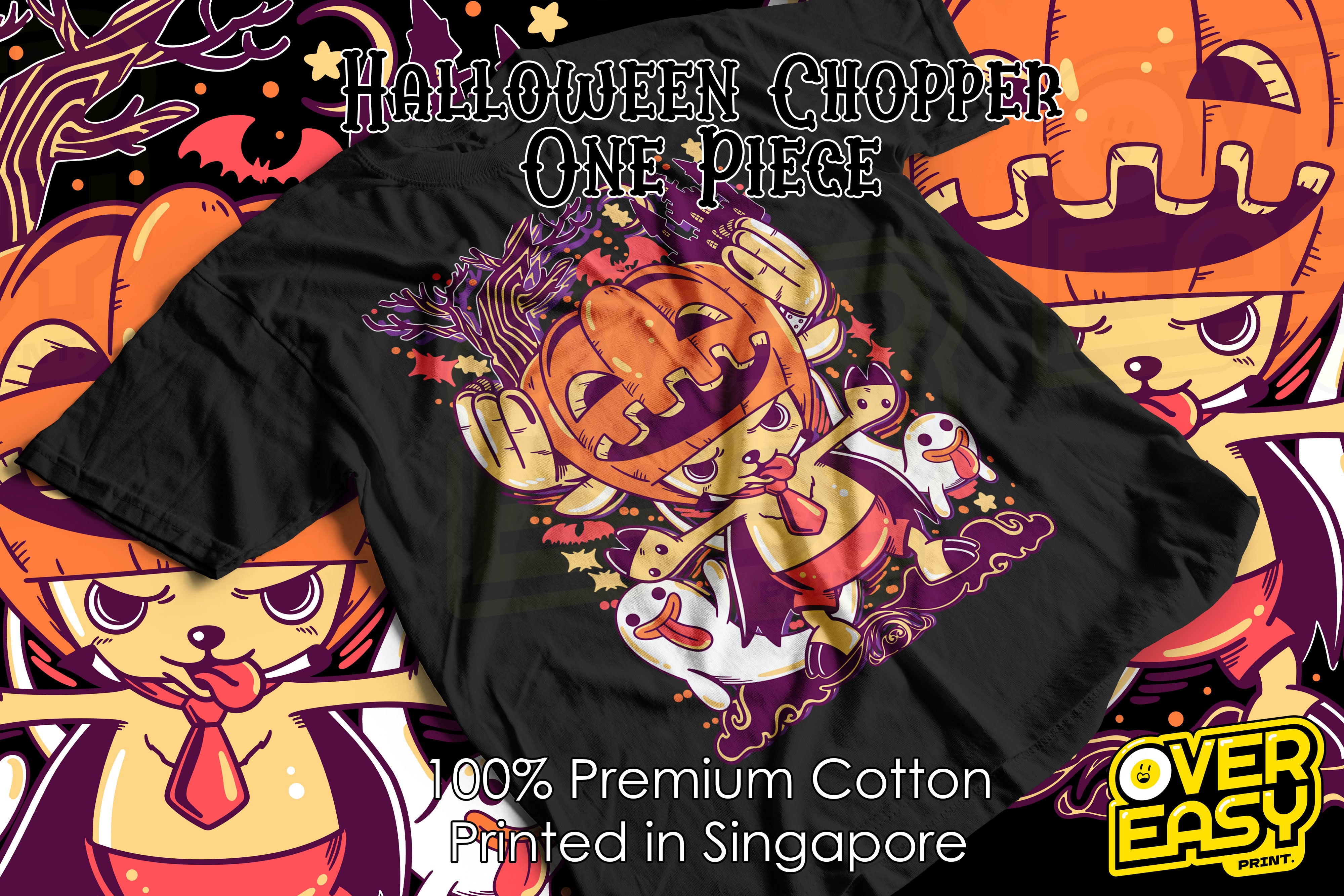 Halloween Chopper One Piece Fanart T-Shirt