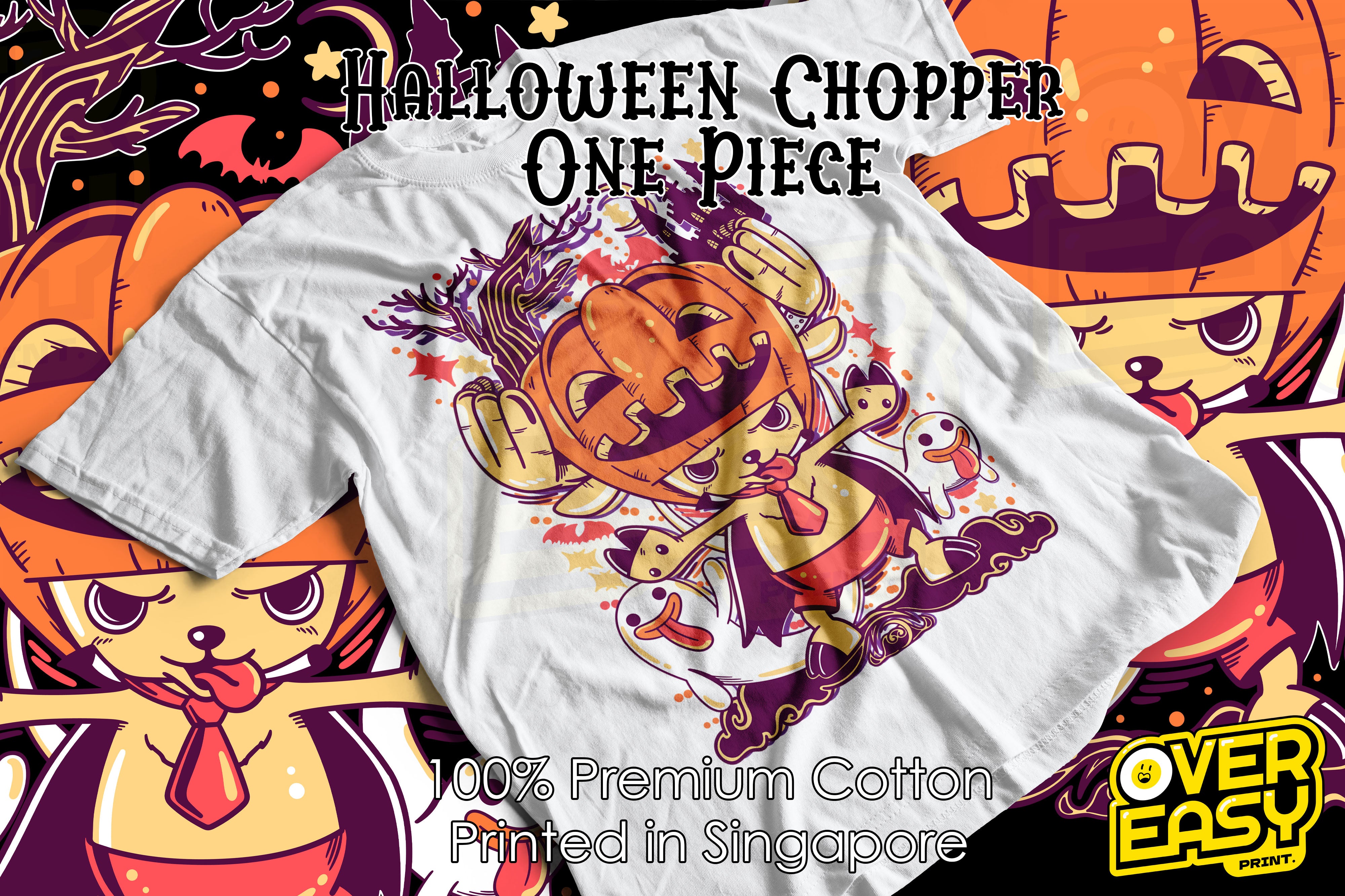 Halloween Chopper One Piece Fanart T-Shirt