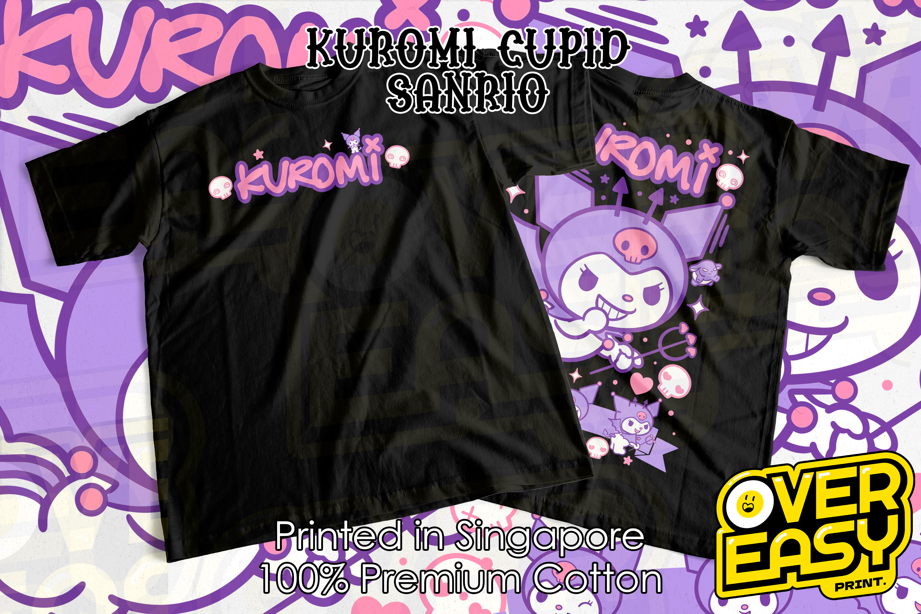 Kuromi Cupid Fanart T-Shirt