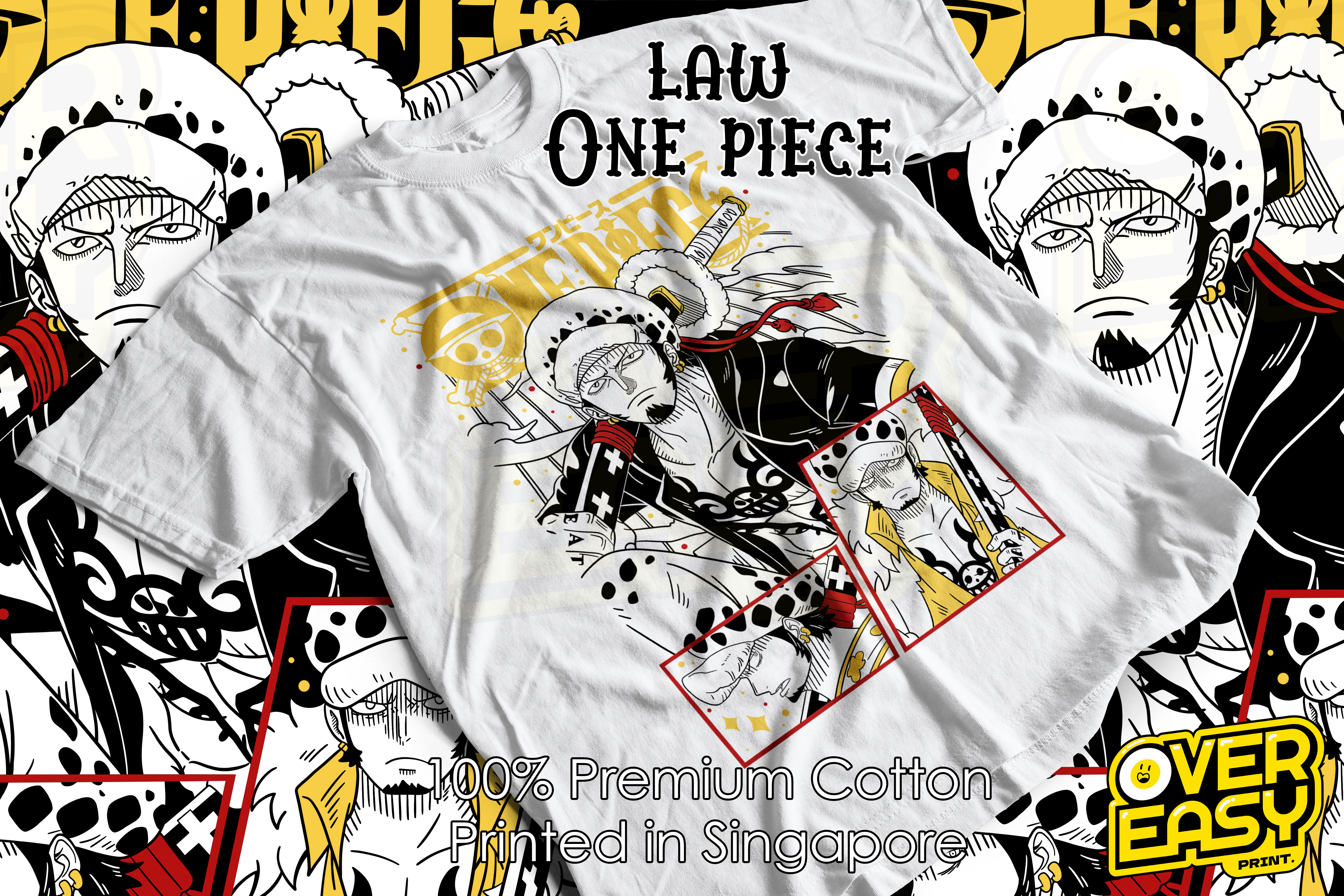 Law One Piece Anime Fanart T-Shirt