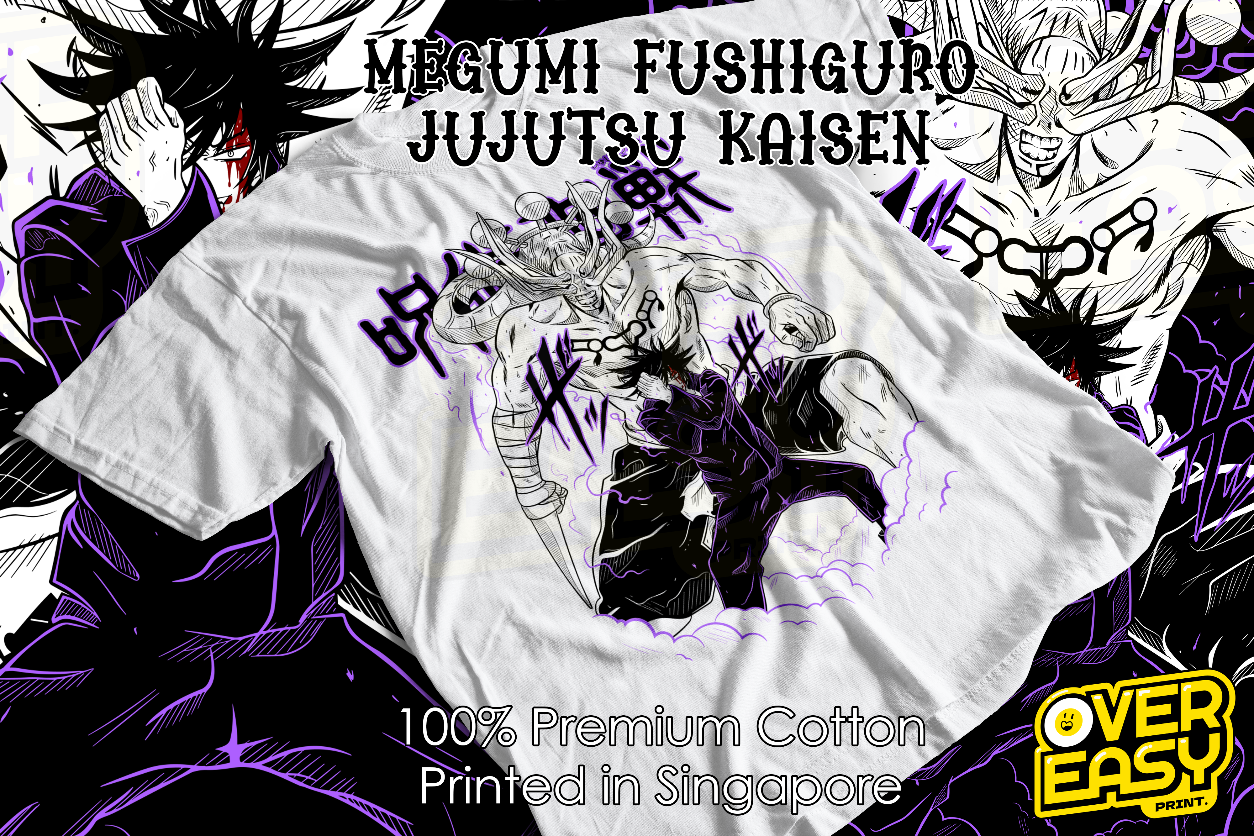 Megumi Fushiguro Jujutsu Kaisen Fanart T-Shirt
