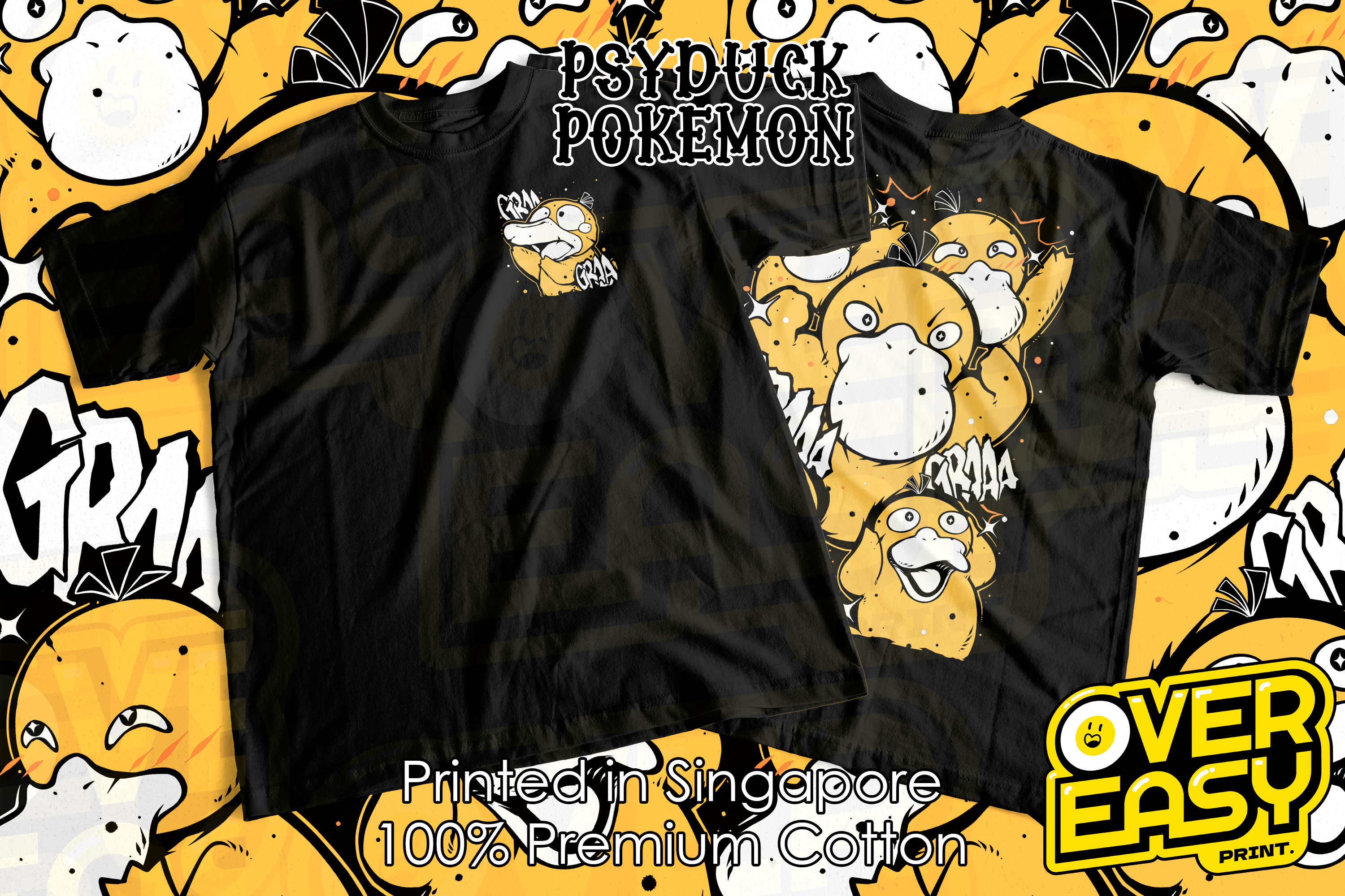 Psyduck Pokemon Fanart T-Shirt