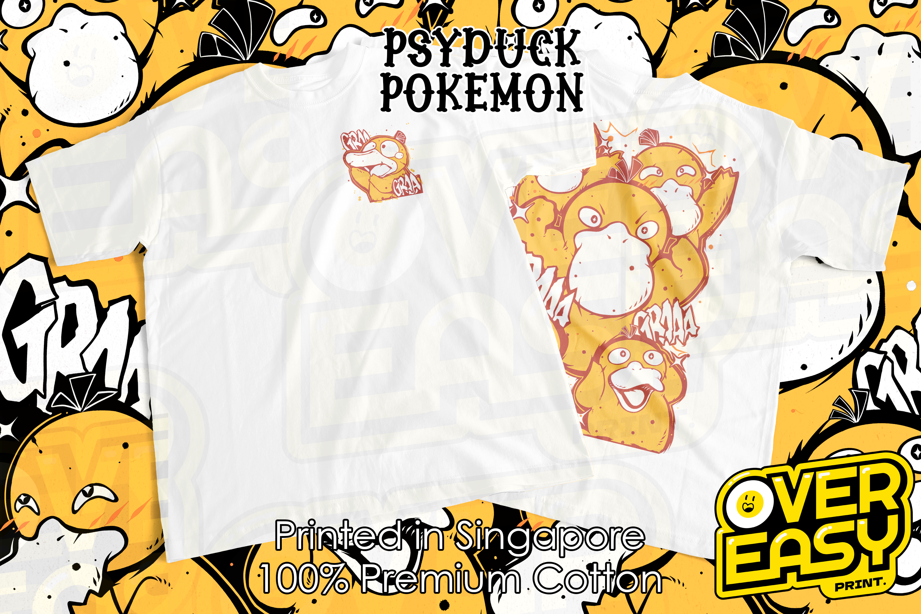 Psyduck Pokemon Fanart T-Shirt