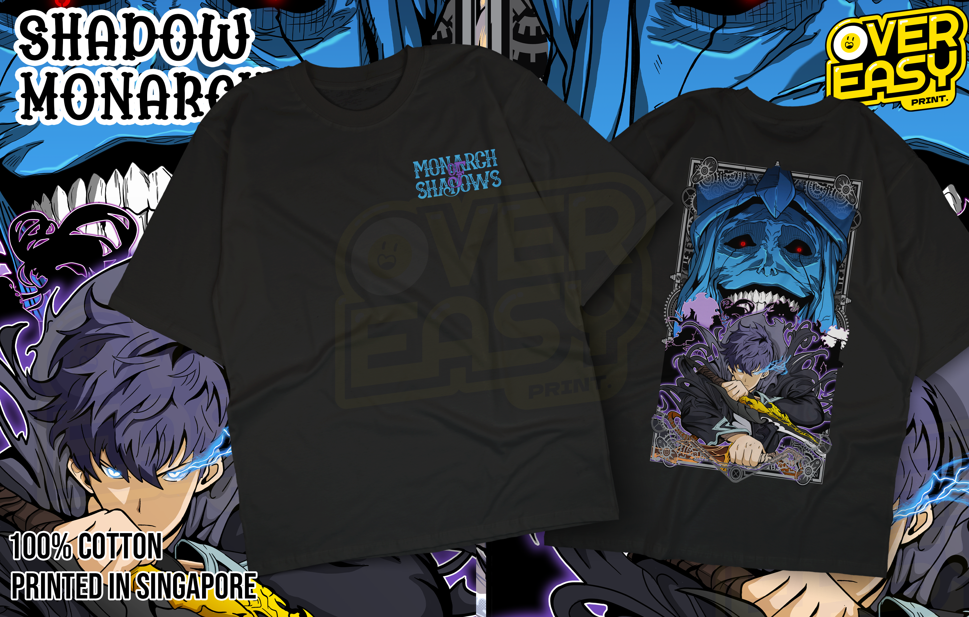 Shadow Monarch Solo Levelling Fanart T-Shirt