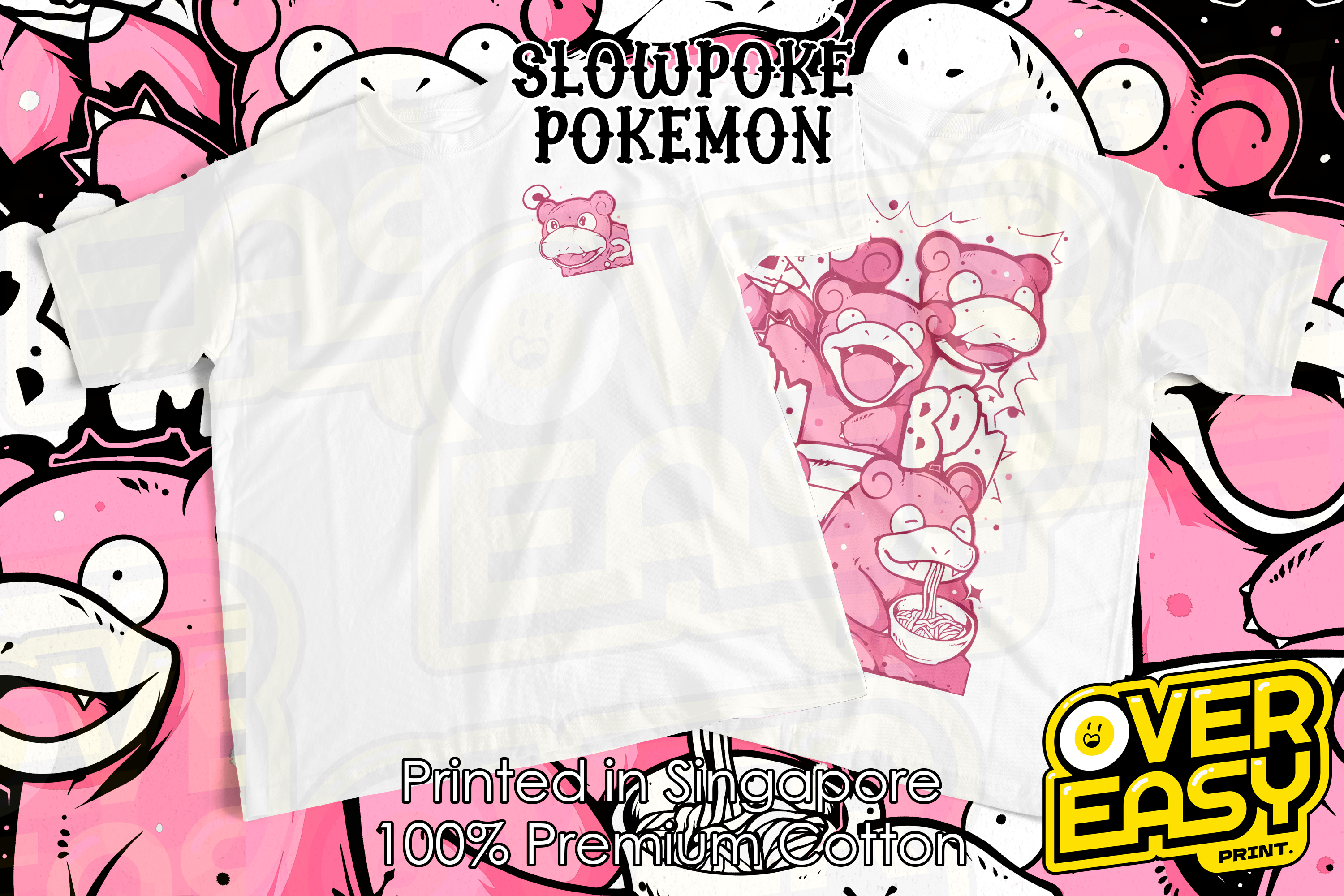 Slowpoke Pokemon Fanart T-Shirt