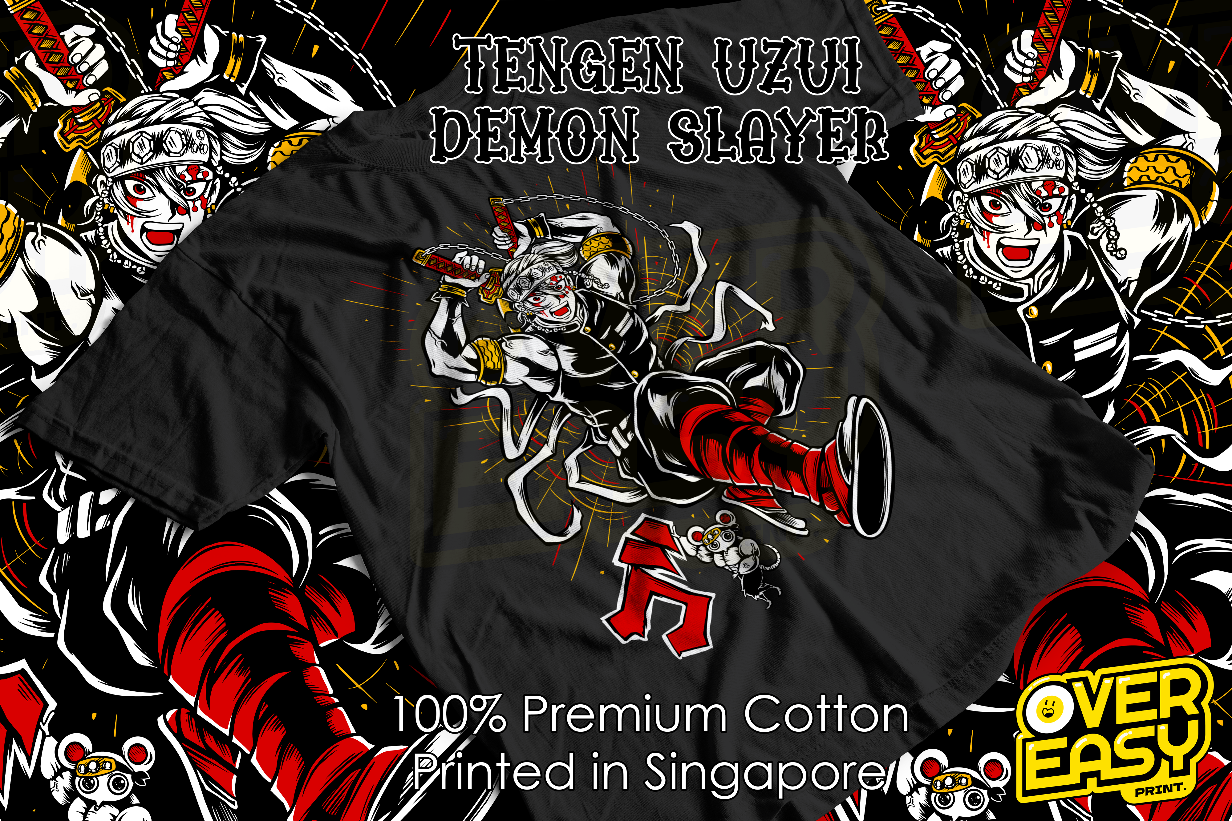Tengen Uzui Demon Slayer Fanart T-Shirt