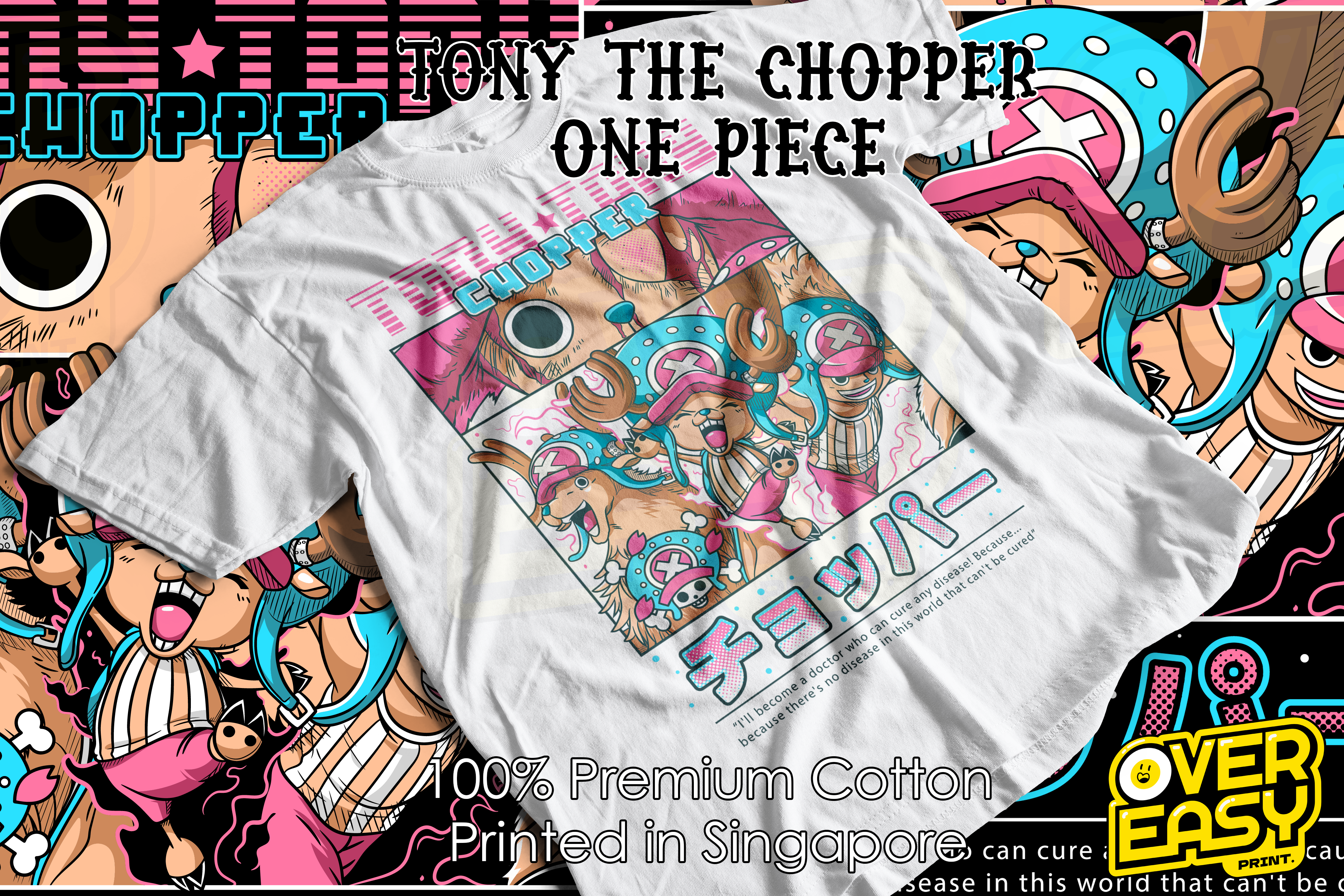 Tony Tony Chopper One Piece Fanart T-Shirt