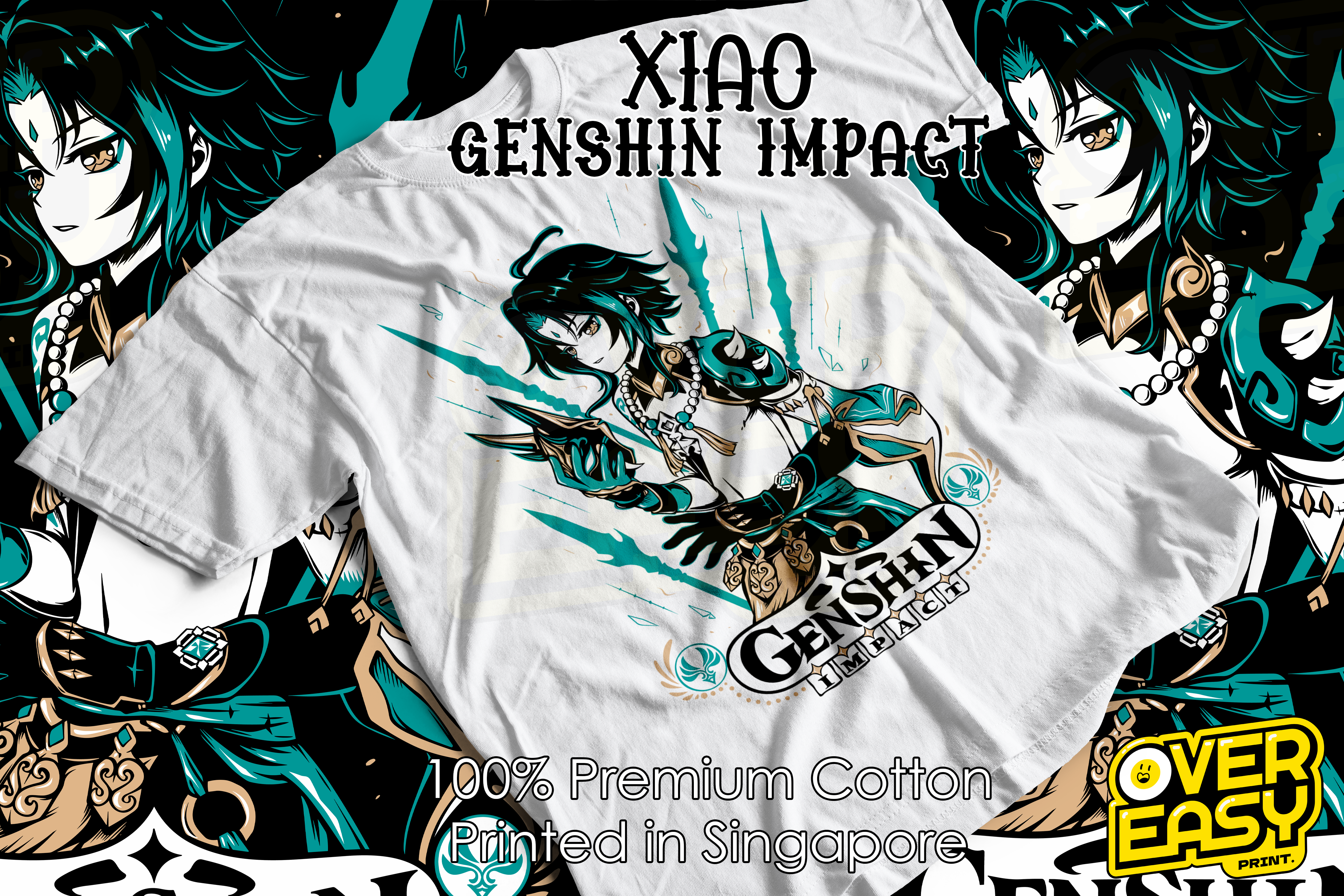 Xiao Genshin Impact Game Fanart T-Shirt