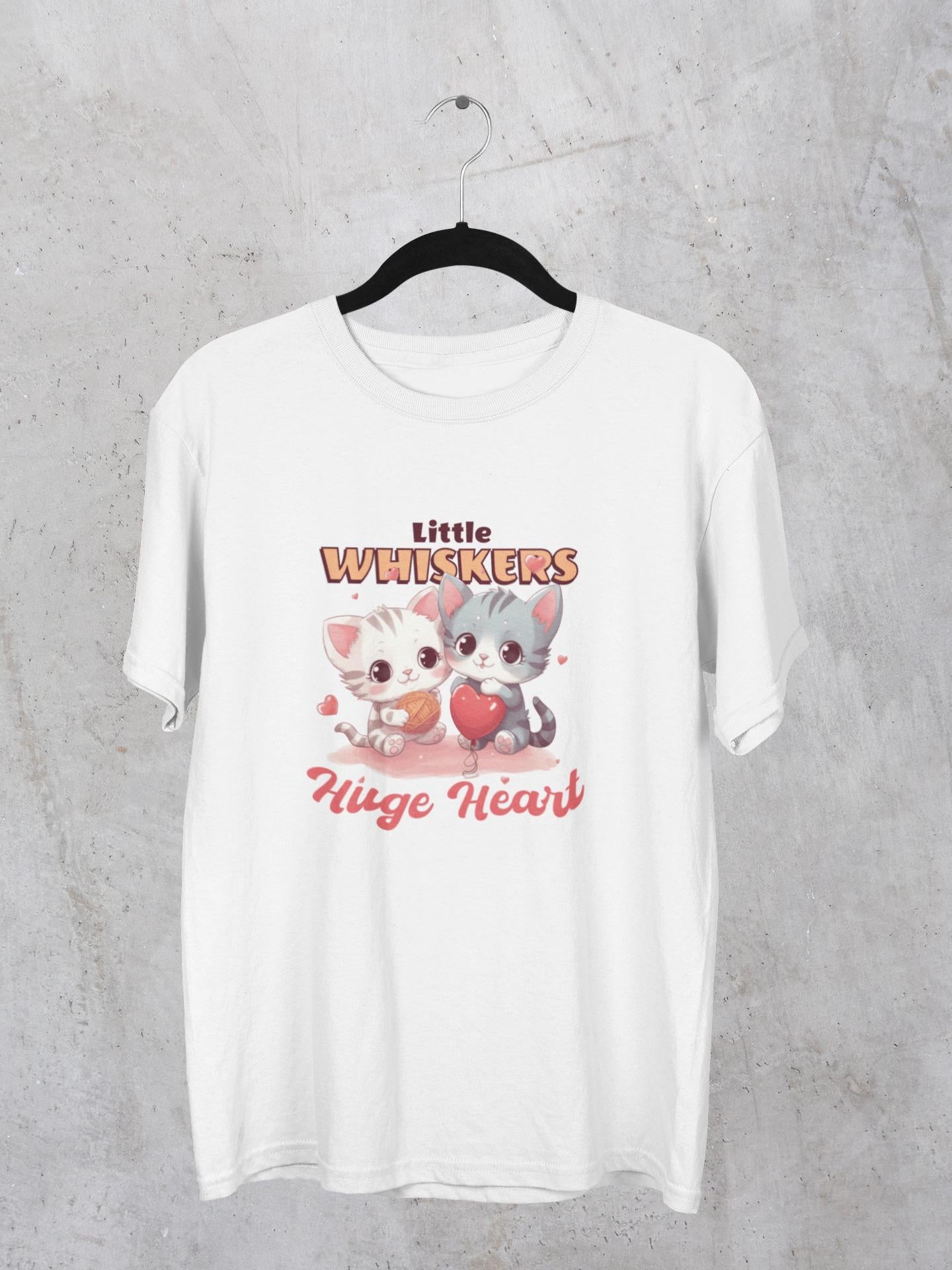 Little Whiskers Big Heart T-Shirt