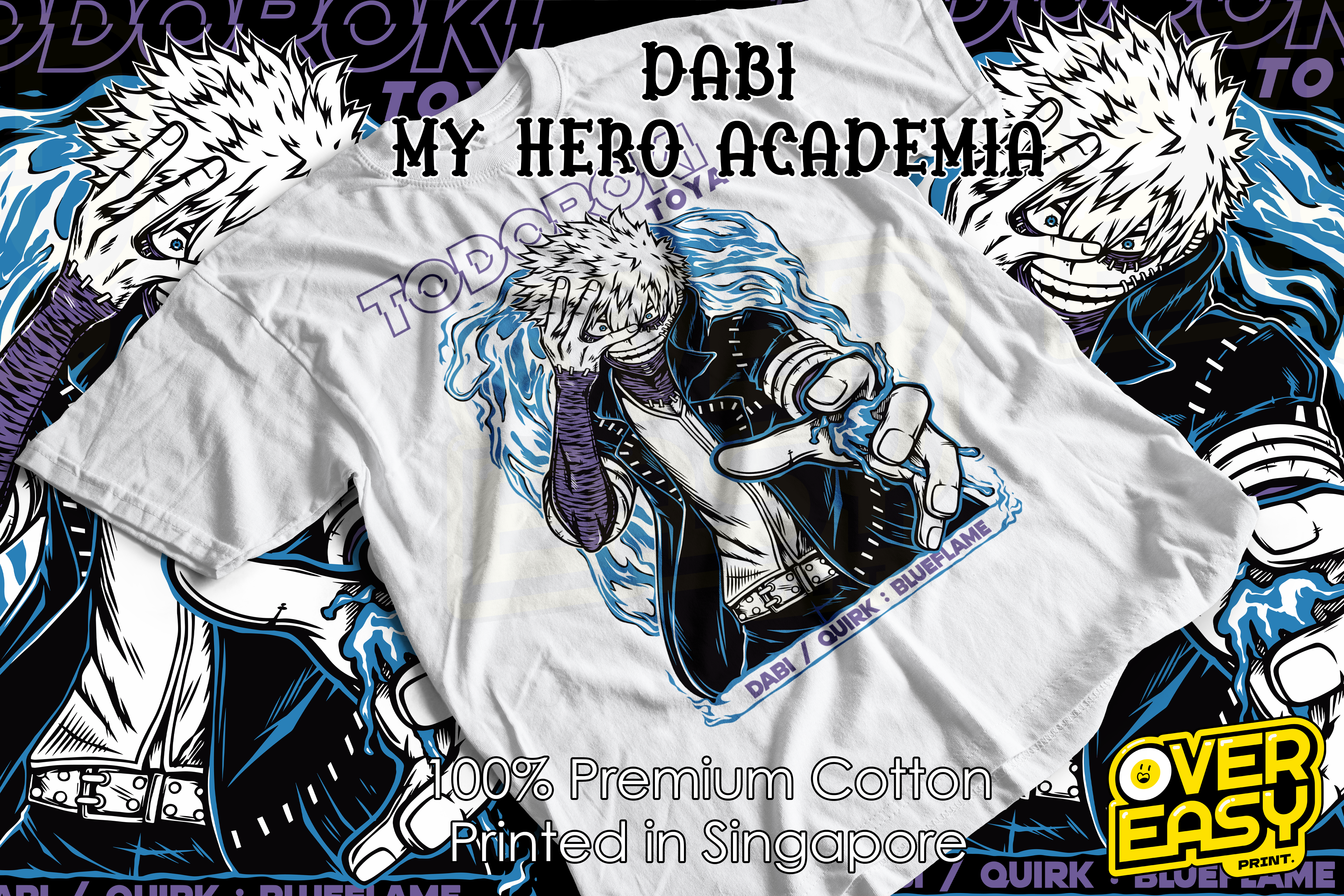 Dabi My Hero Academia Anime Fanart T-Shirt