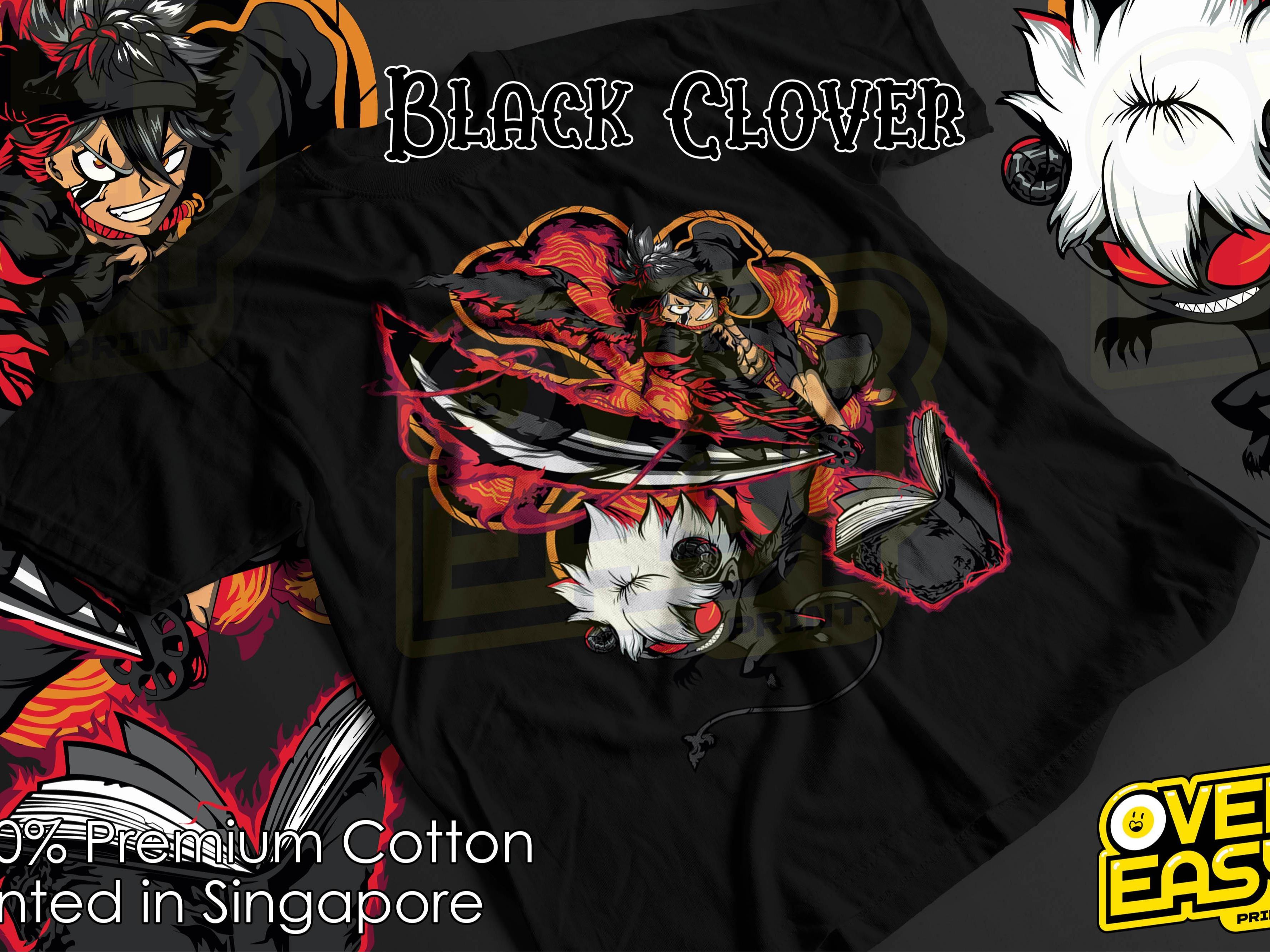 Black Clover Black Asta FANART Anime T-Shirt