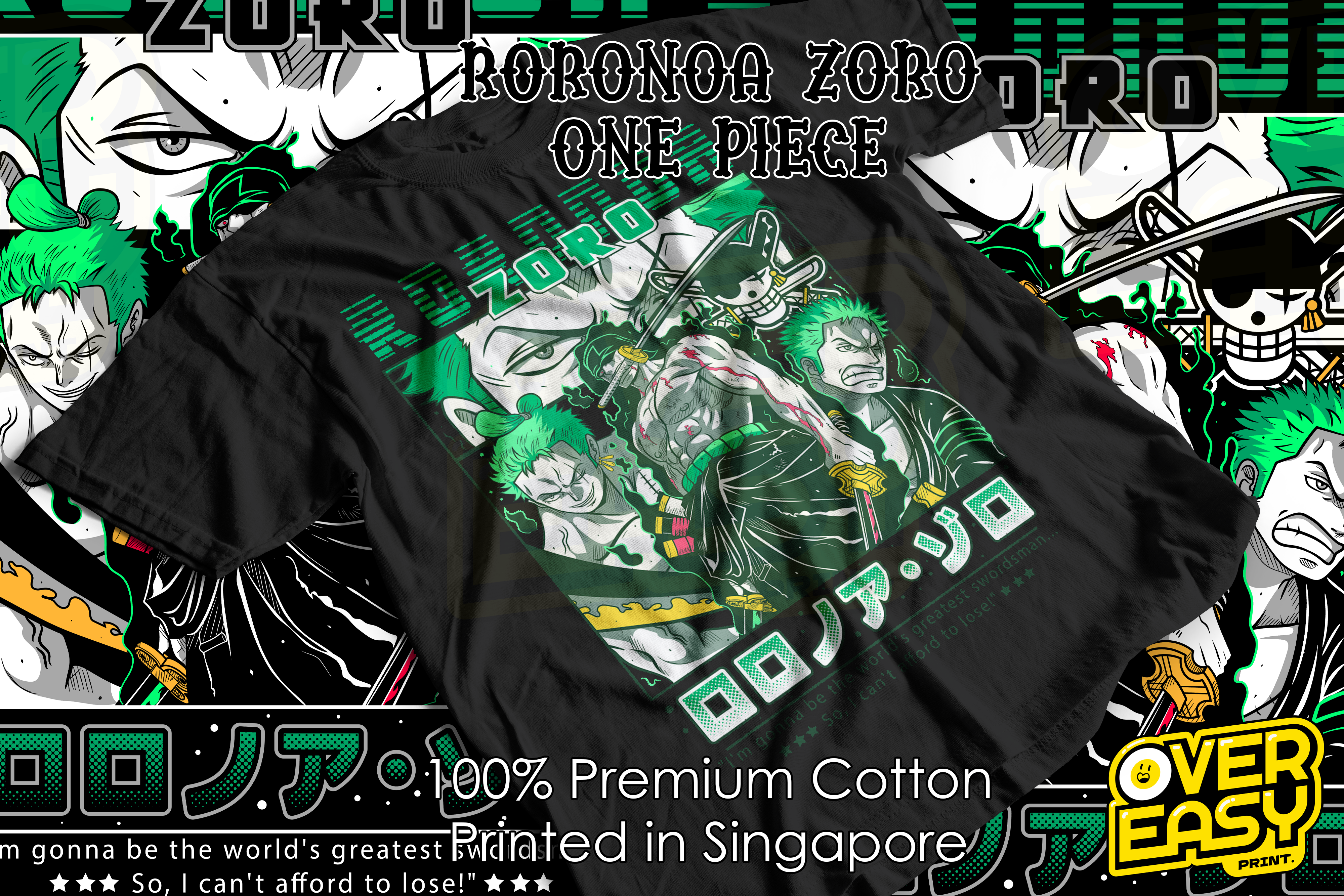 Roronoa Zoro One Piece Fanart T-Shirt