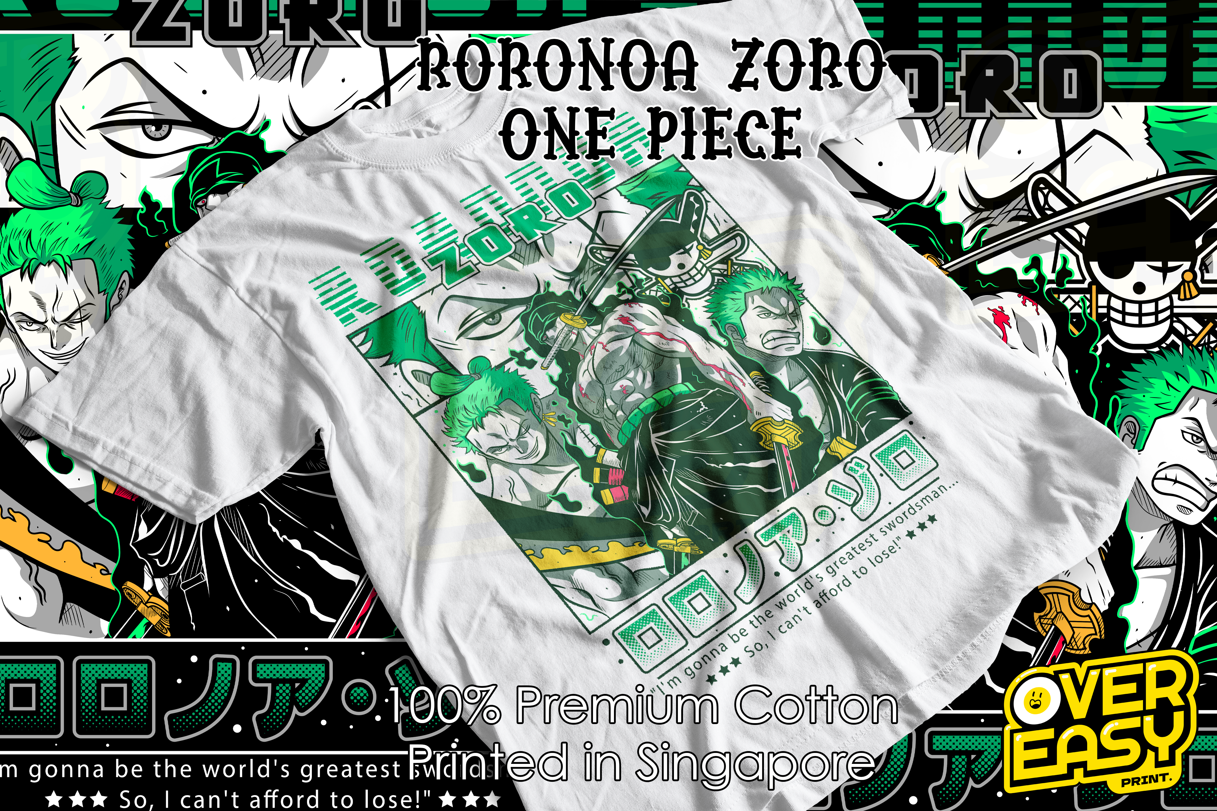 Roronoa Zoro One Piece Fanart T-Shirt