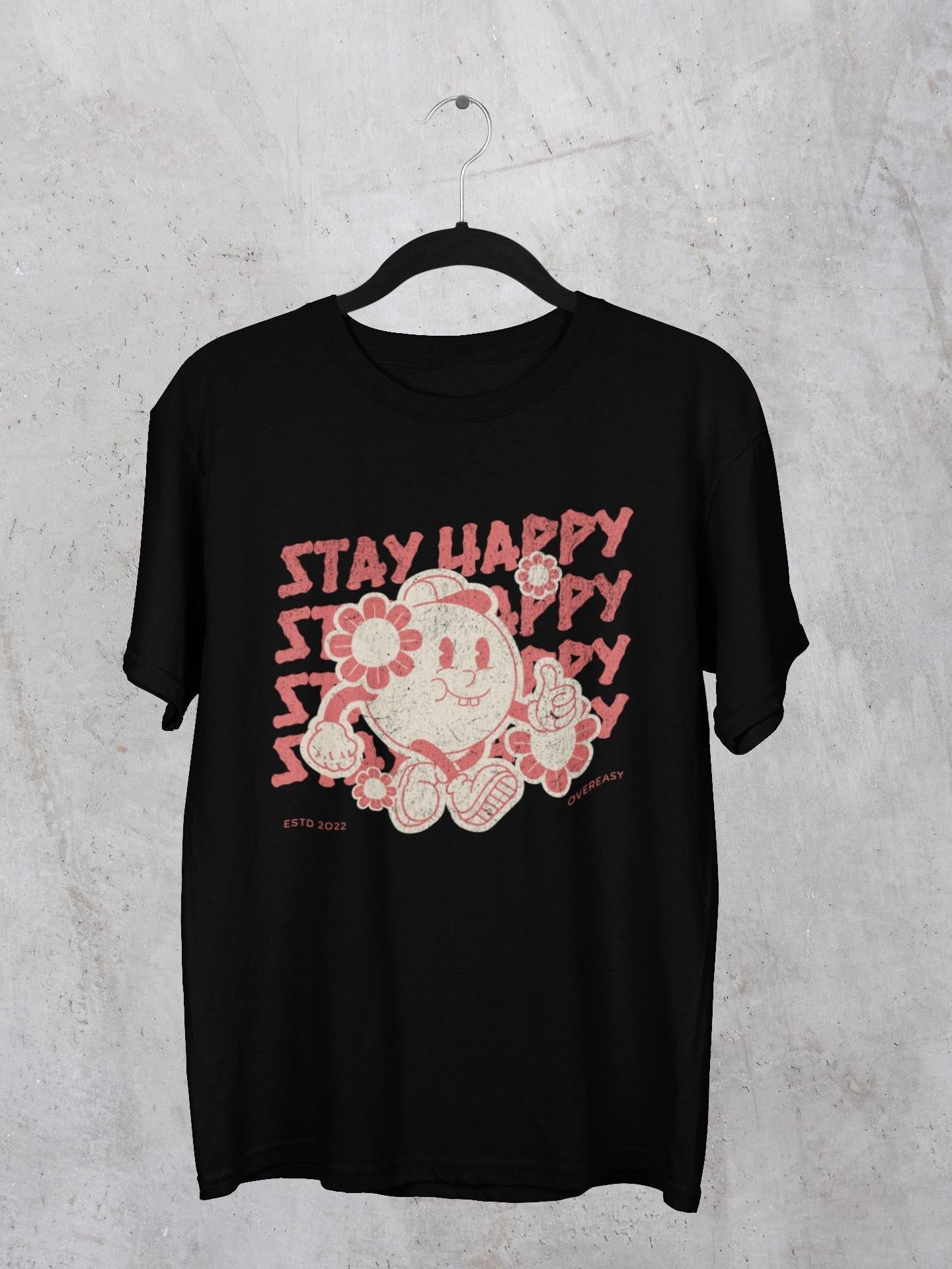 Stay Happy Vintage T-Shirt