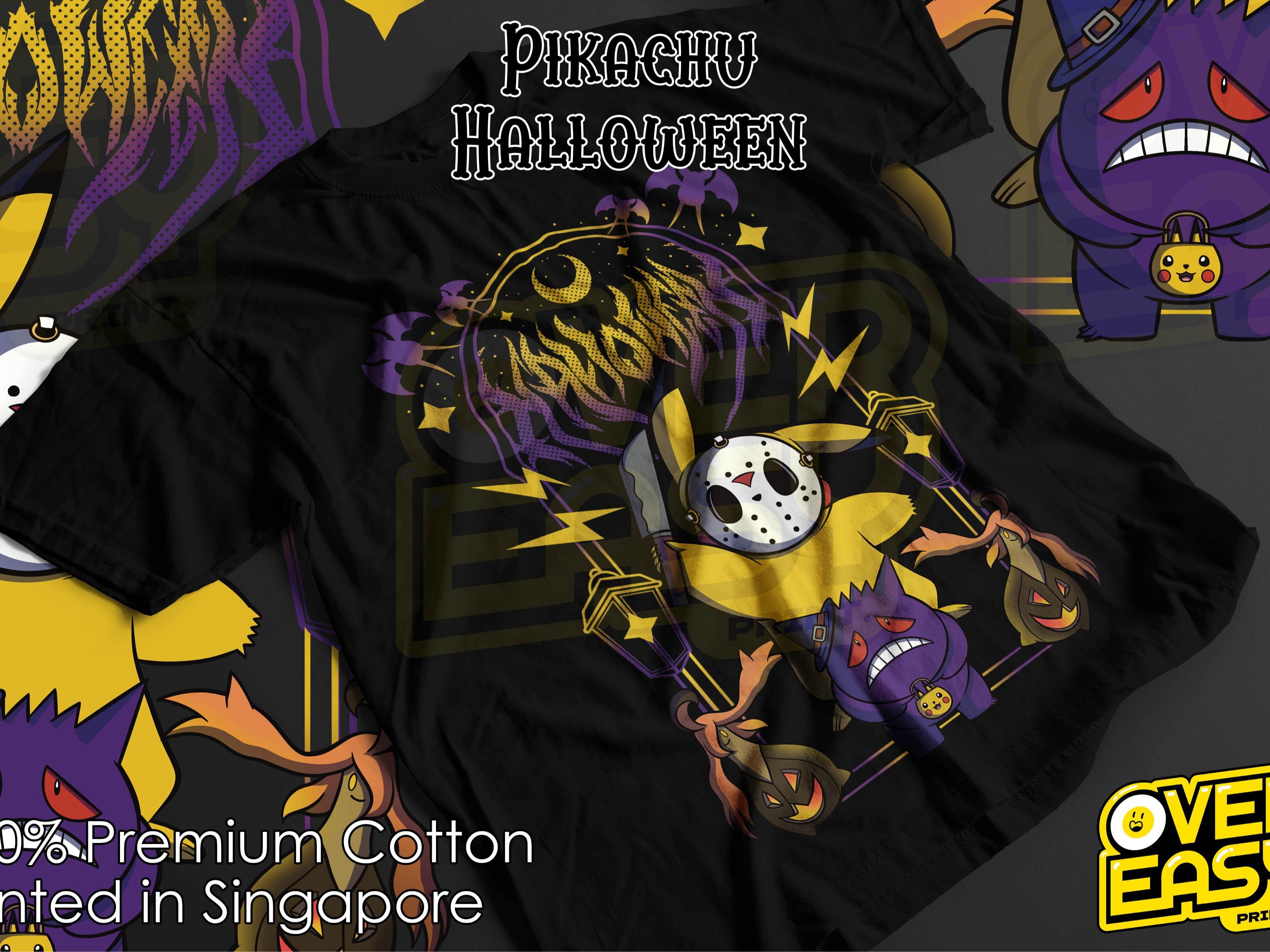 Pikachu Halloween Pokemon Fanart T-Shirt