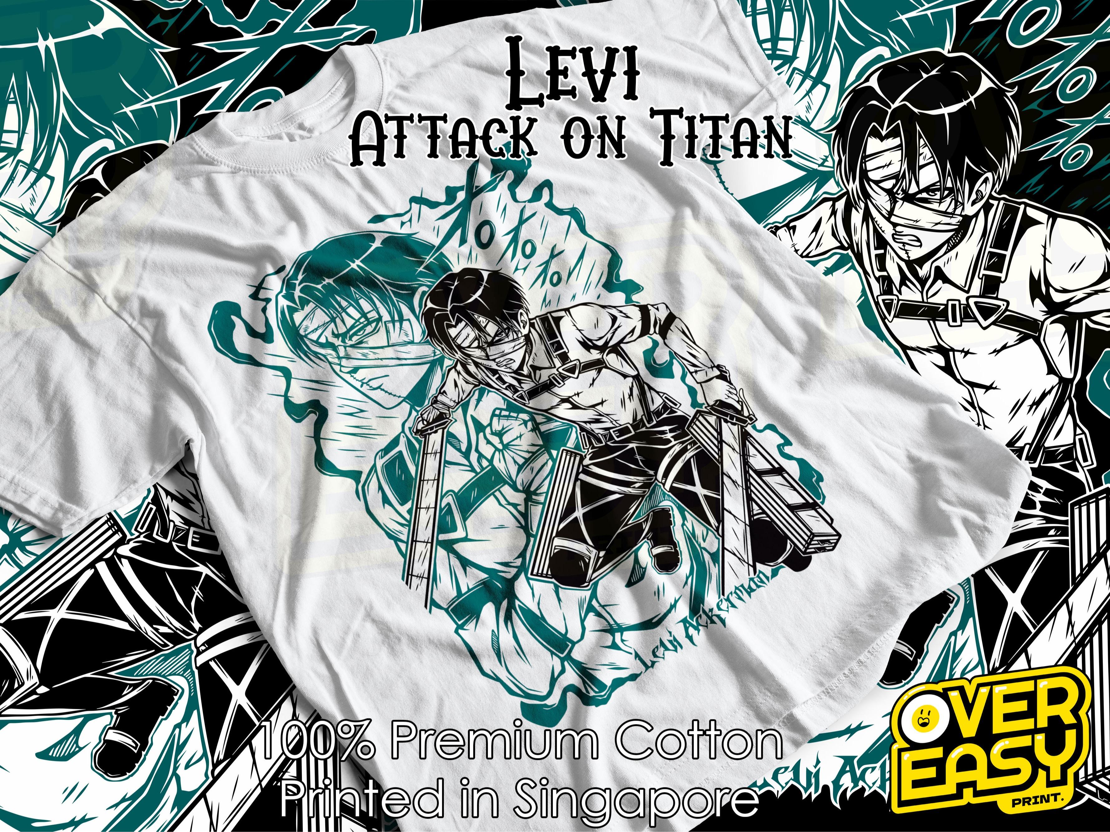 Levi Attack On Titan Anime Fanart T-Shirt