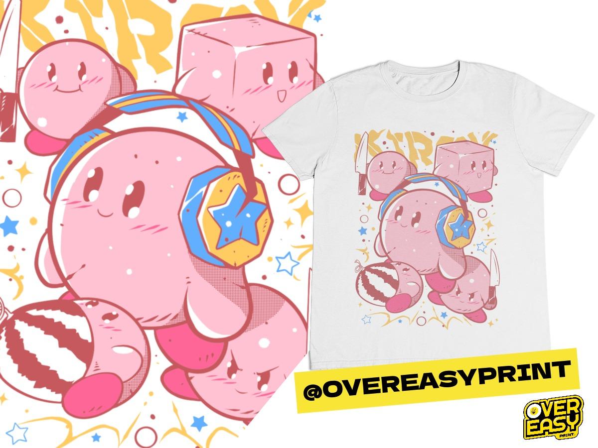 Kirby Headphone Fanart T-Shirt