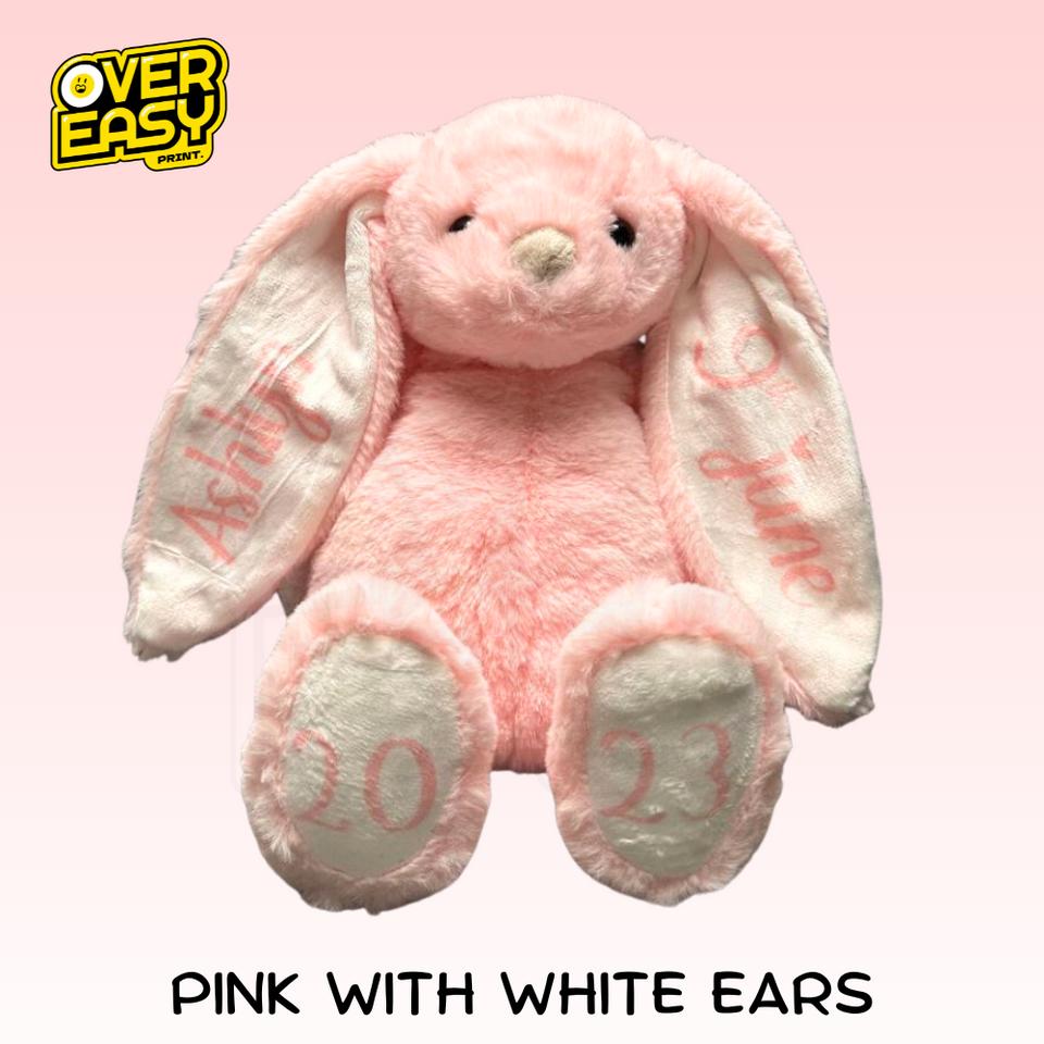 Adorable 30cm Customized Name Bunny Comfort Soft Toy: Personalized Cuddles for Your Little One