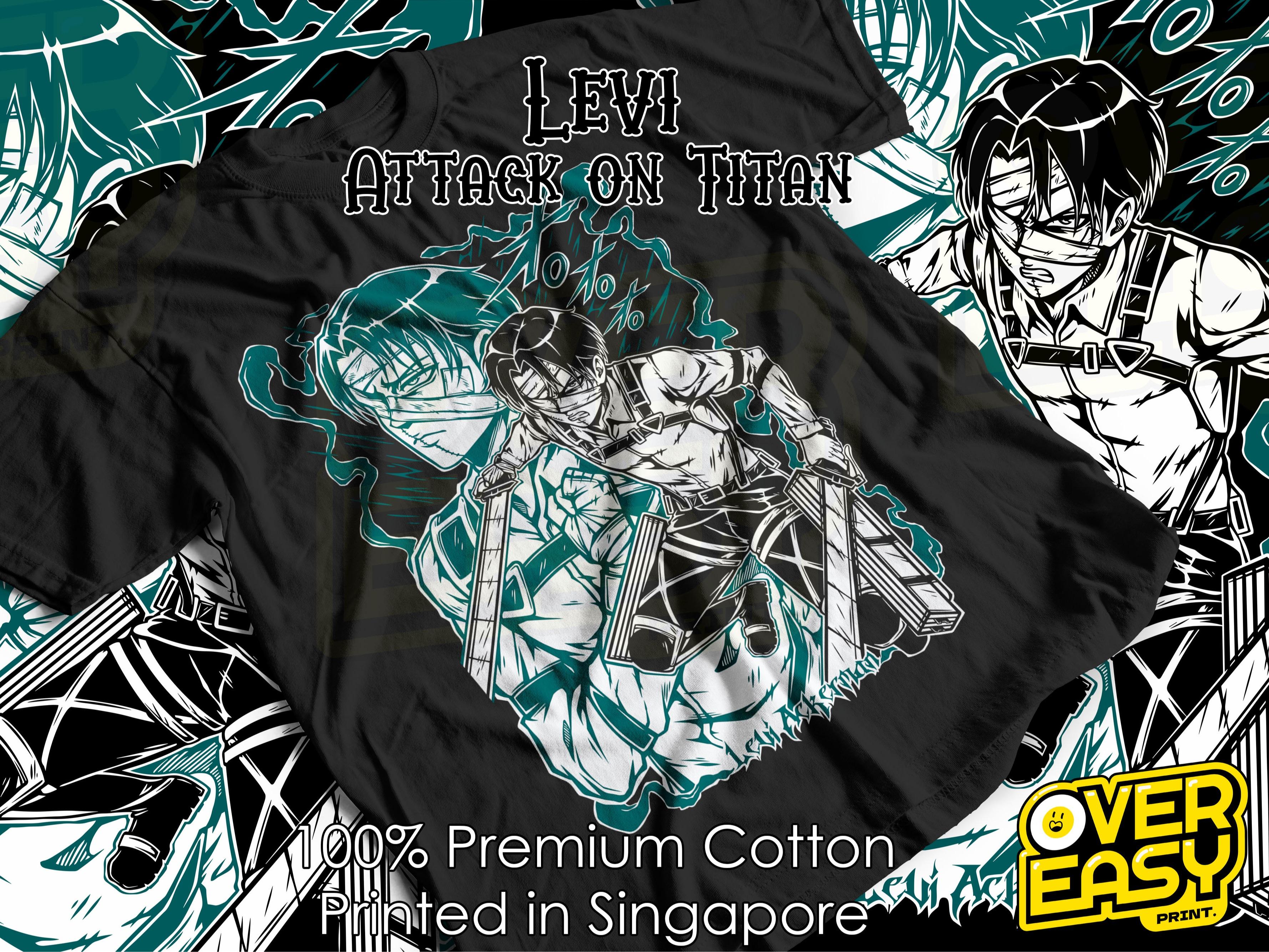 Levi Attack On Titan Anime Fanart T-Shirt